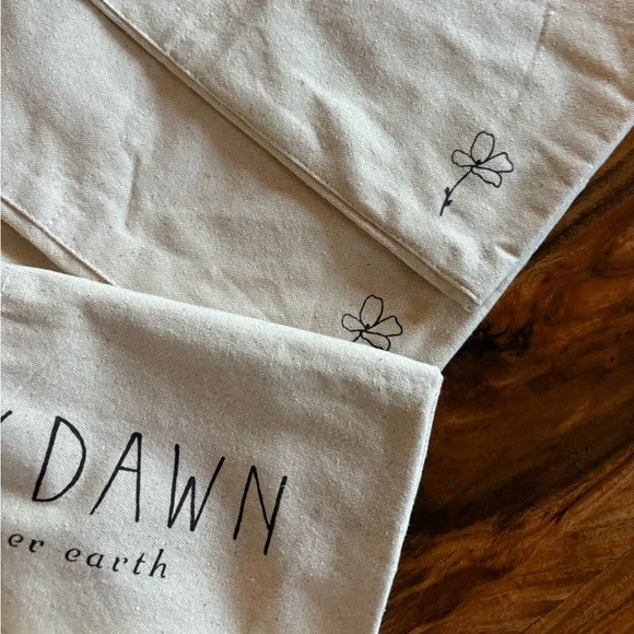 Lot Of 12 Christy Dawn Doen Cotton Canvas Tote Bags Handled Shopping Market NEW - Picture 5 of 7